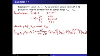 Order statistics -- Example 7