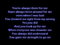A Song For Mama - Boys II Men With Lyrics