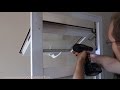 How to replace the hinges on a uPVC window