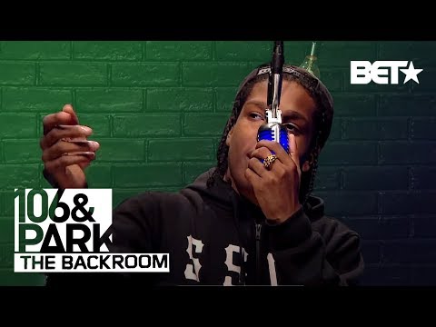ASAP Rocky Freestyle In BET's The Backroom!