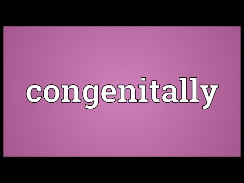 Header of congenitally