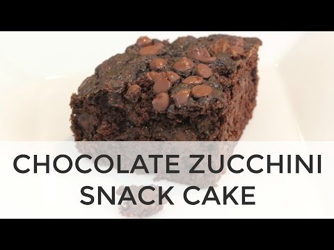 VIDEO : chocolate zucchini snack cake | clean & delicious - thisthischocolate zucchini caketastes just like devils foodthisthischocolate zucchini caketastes just like devils foodcake. it rich, moist chocolatey and packs in two cups of veg ...