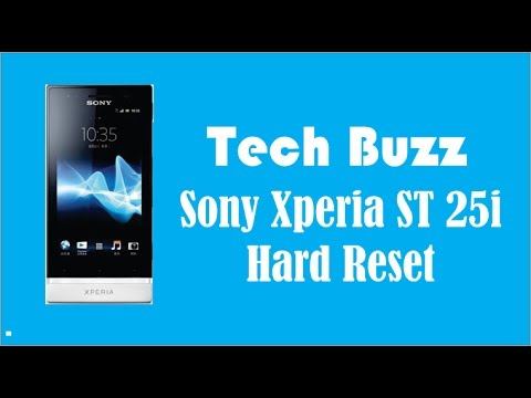 Sony st27i как сделать hard reset Sony st27i как сделать hard reset