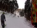 2013/01/07 立山山麓極楽坂スキー場 ビスタクワッドリフト降り場~迂回路