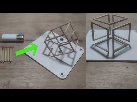 Làm mô hình đơn giản và đẹp từ que diêm|Gặp Gỡ TV