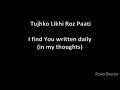 Phoolo ke rang se - lyrics with translation