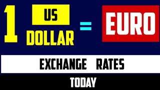 1 Us Dollar To Euro Exchange Rates Today Eur Usd 08 June 2024