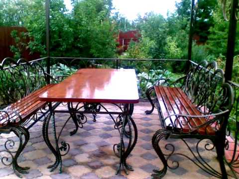 Скамейки беседки фото
