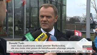 Premier M.in. O Szczycie W Wilnie, Minister Bieńkowskiej I Gospodarce Tvp Info, 29.11.2013