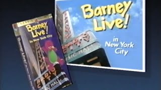 Barney Live In New York City 1994 - Vhs Preview