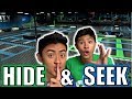 HIDE AND SEEK IN WORLD'S LARGEST TRAMPOLINE PARK!!