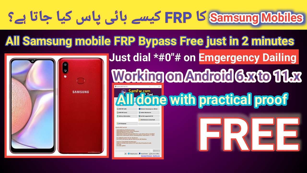 Samsung Mobile FRP Unlock/Bypass free tool 2022 | Samsung Mobile FRP Unlock/Bypass free tool 2022 |