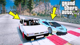 Modi̇fi̇yeli̇ Şahi̇nle Modi̇fi̇yeli̇ Zentorno İle Anahtarina Yariştim Adam Deli̇rdi̇ - Gta 5