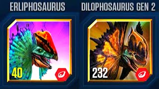 Erliphosaurus Vs Dilophosaurus Gen 2 Juric World The Game