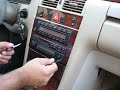 Video How to Remove Radio / Cassette from 1998 Mercedes E320 for Repair.