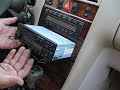 How to Remove Radio / Cassette from 1998 Mercedes E320 for Repair.