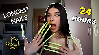 Kalova 24 Orë Me Thonjtë Literalisht Më Të Gjatë Në Botë 20Cm