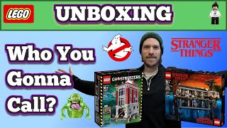 Who You Gonna Call?? Lego Ghostbusters & Stranger Things - Unboxing Ep 33