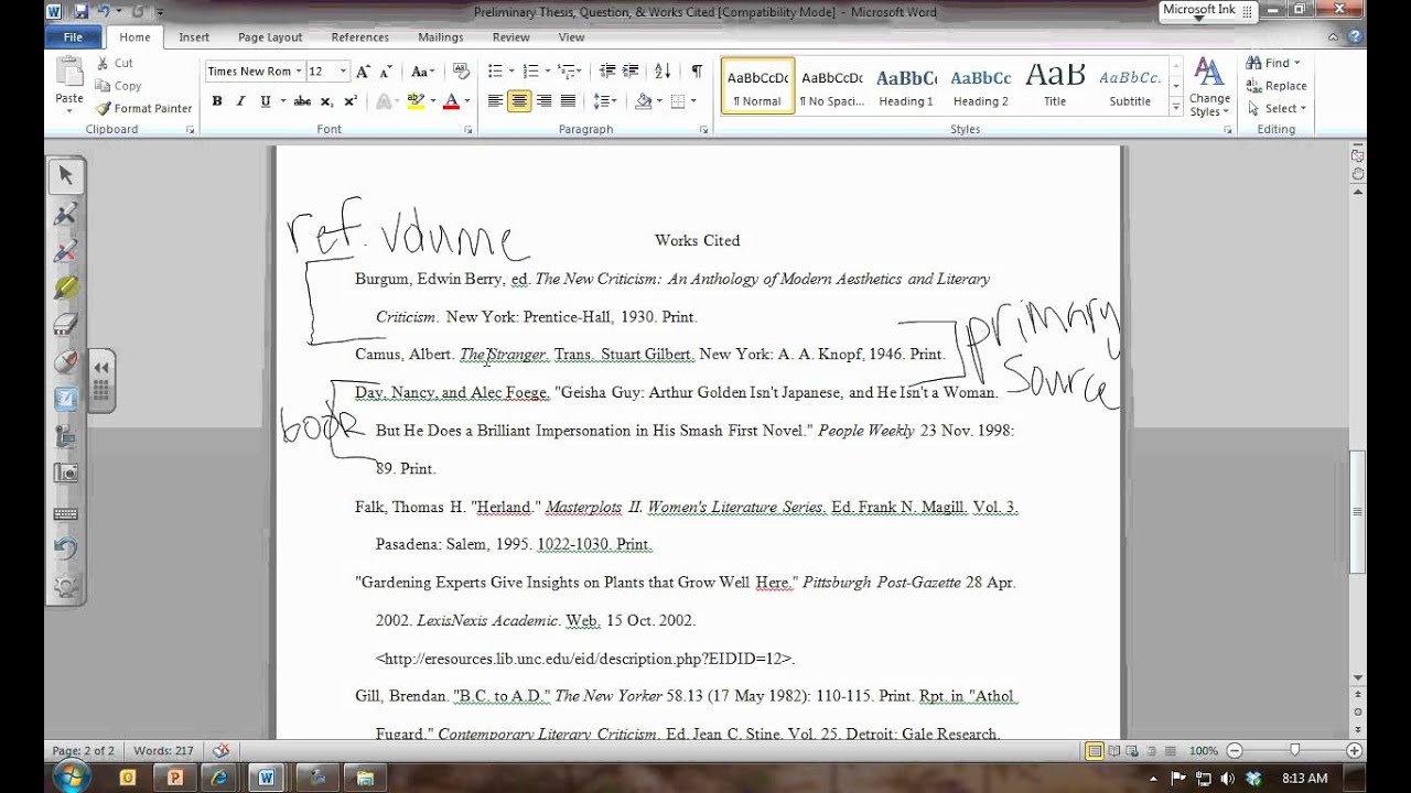 Annotated bibliography example chicago style