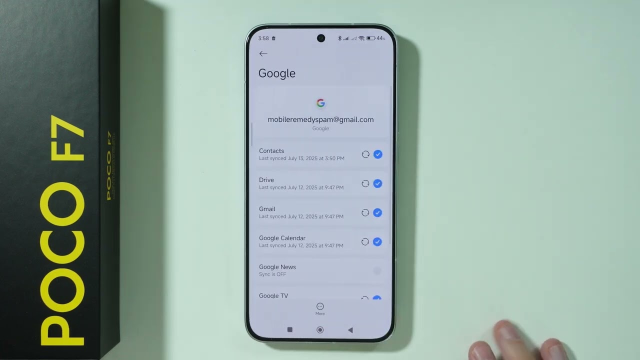 POCO F7: How to Remove Google Account (Gmail Account) POCO F7: How to Remove Google Account (Gmail Account)