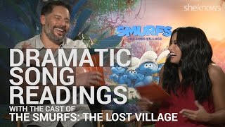 Dramatic Song Readings With The Cast Of The Smurfs The Lost Village