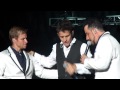 Brian Littrell & AJ McLean help Joey McIntyre finish Please Don't Go Girl - Mixtape Festival