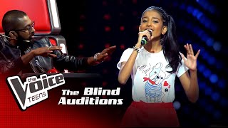 Dinethra Srilal | Gayu Gee Athithe Blind Auditions | The Voice Teens Sri Lanka