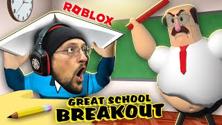 Roblox Great School Breakout! Escape The Chubby Teacher! (Fgteev)