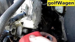 VW Golf 5 fuel vacuum pump replacement / brake boost system check