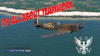 334th Skirmish with BF109s |TWC Server | IL2 Cliffs of Dover | Dogfight