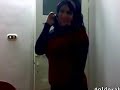 بنت محجبة مع خطيبها والشيطان ثالثهما