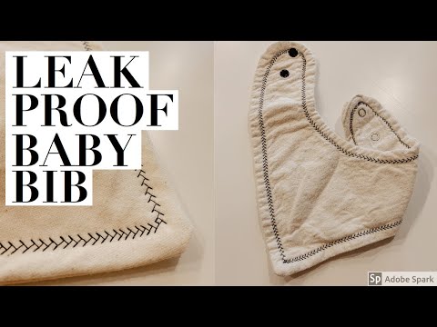 DIY Leak-Proof Baby Bib - YouTube