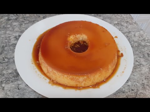 Pudim de leite tradicional