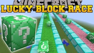 Minecraft: INSANE EMERALD LUCKY BLOCK RACE - Lucky Block Mod - Modded Mini-Game
