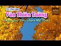 Văn Thiên Tường Karaoke | Mùa Thu Trên Bạch Mã Sơn | Tập Hát Bài Bản | Beat Vọng Cổ