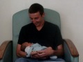 uncle andre bonding and speaking to new baby noah at the hospital.MPG