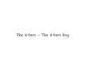 The 89ers - The 89ers boy