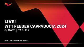 Live! | T2 | Qualifying Day 1 | Wtt Feeder Cappadocia 2024