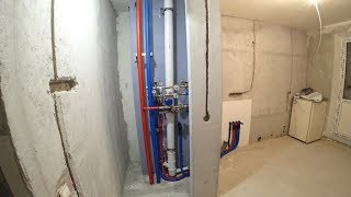 Монтаж водопровода в Балашихе. Материал проекта: ТЕСЕ, Viega Profipress, Rehau Raupiano Plus