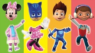 Wrong Heads Doc Mcstuffins Minnie Mouse Pj Masks Paw Patrol Finger Family Nursery Rhymes For Kids
