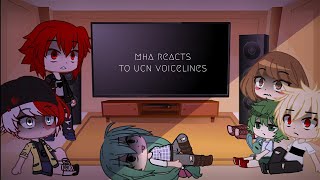 Bnha Students React To Ucn Voicelines Gcrv Athanasia Br