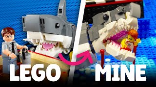 Can My Homemade Lego Jaws Beat The Official Set?