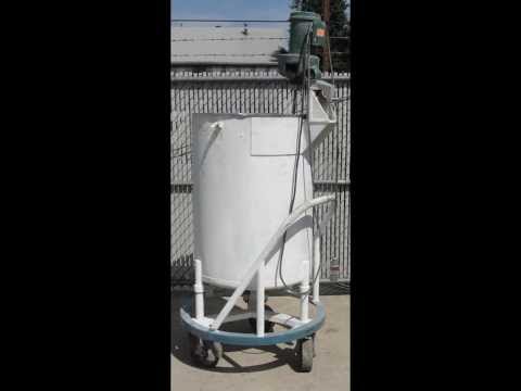 100 gallon stainless steel vertical tank