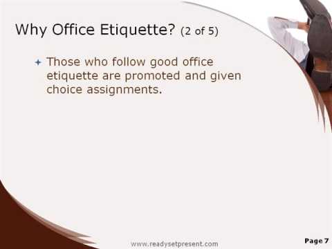 Telephone Etiquette  on Office Etiquette Powerpoint Presentation