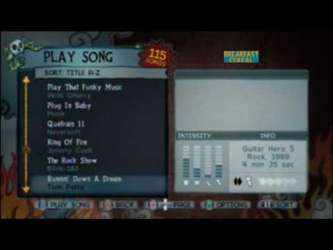 Guitar Hero 5 Song List With Previews Of Each Song And Ratings