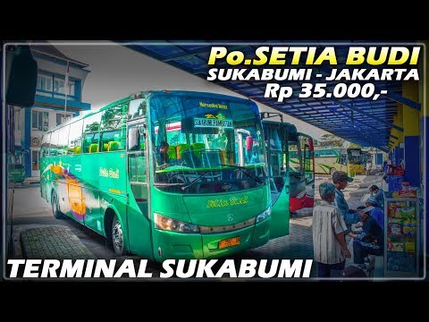 5 Jam!! SUKABUMI - JAKARTA Naik Bis Setia Budi , Evolution Rahayu Sentosa (Mercy 1521)