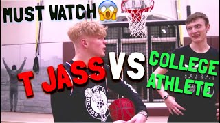 INTENSE Basketball Challenge VS College Athlete!
