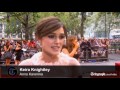 Keira Knightley shines on red carpet at Anna Karenina world premiere