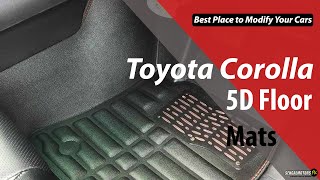 Toyota Corolla Modification 2020 | 5D Floor Mats | Trunk Mats | Car Accessories