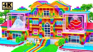 Satisfying Video | Build Amazing Magnet Fashion Shop House From Magnetic Balls For Lovely Hamster